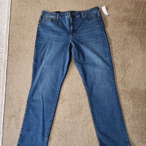 Bandolino Women's Straight Leg Jeans in Blue